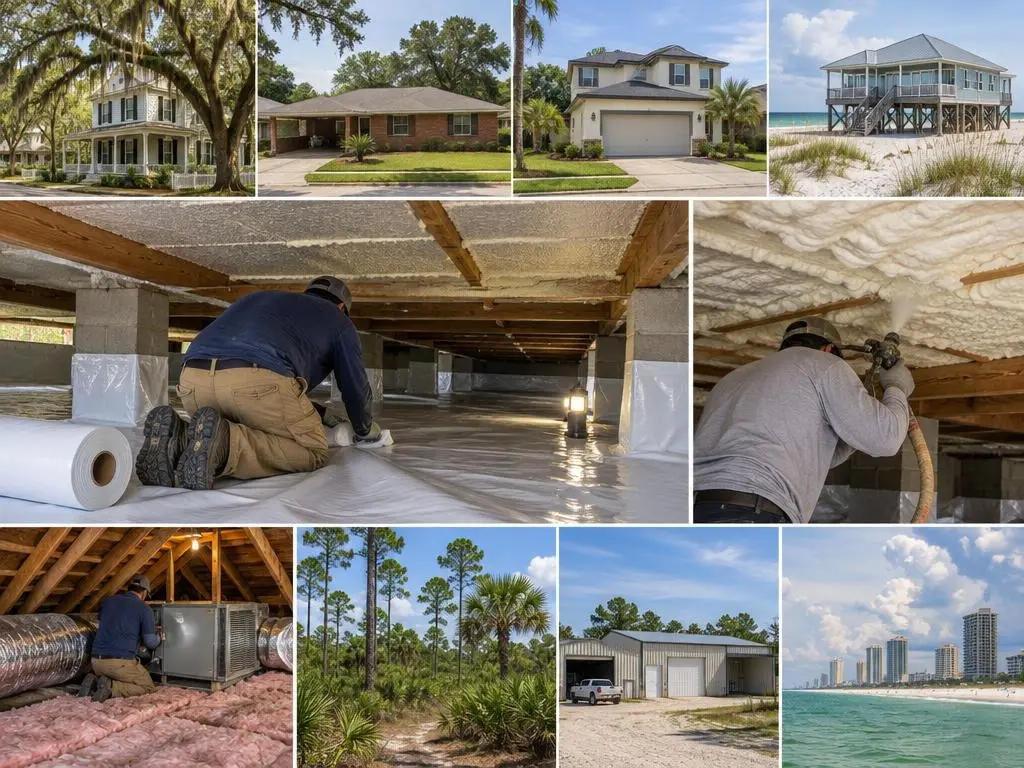 Crawl Space Encapsulation & Insulation in Pensacola, FL