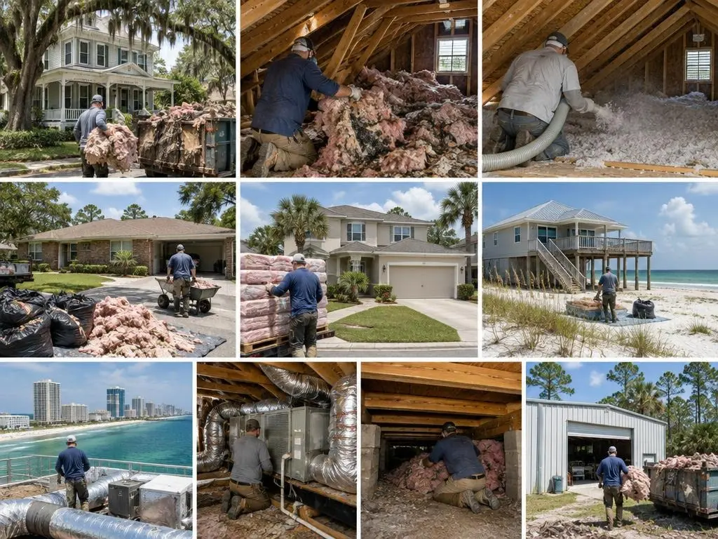 Insulation Removal & Replacement in Pensacola, FL